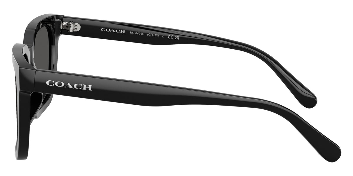 Coach HC8466U CFU12 500287 56 - Black / Gray Solid #id:hc8466u500287_s:100110