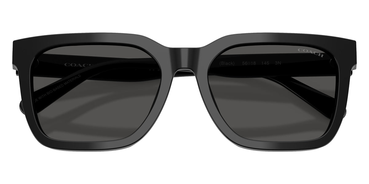 Coach HC8466U CFU12 500287 56 - Black / Gray Solid #id:hc8466u500287_s:100120