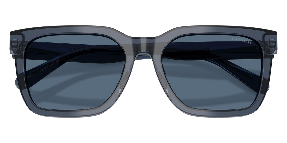 Coach HC8466U CFU12 597280 56 - Transparent Blue / Blue Solid #id:hc8466u597280_s:104120