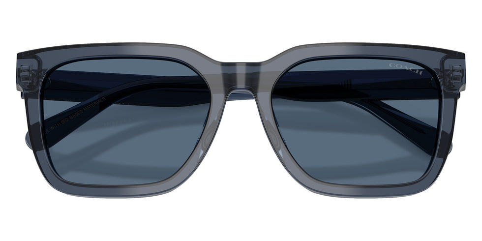 Coach HC8466U CFU12 597280 56 - Transparent Blue / Blue Solid #id:hc8466u597280_s:104120