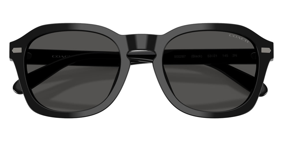 Coach HC8467U CFU14 500287 53 - Black / Gray Solid #id:hc8467u500287_s:100120