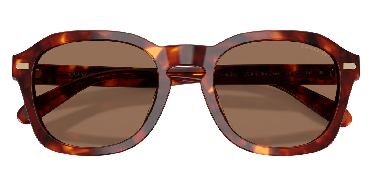 Coach HC8467U CFU14 593873 53 - Walnut Tortoise / Brown Solid #id:hc8467u593873_s:102120