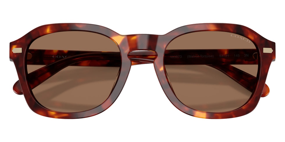 Coach HC8467U CFU14 593873 53 - Walnut Tortoise / Brown Solid #id:hc8467u593873_s:102120