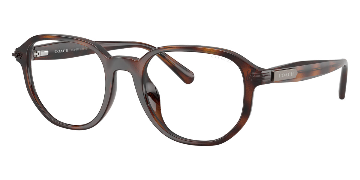 Coach HC8468U CFU15 512073 52 - Dark Tortoise / Brown Solid #id:hc8468u512073_s:102105
