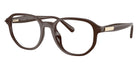 Coach HC8468U CFU15 597782 52 - Brown / Green Solid #id:hc8468u597782_s:104105
