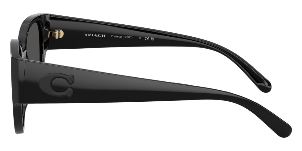 Coach HC8469D CFU17 500287 54 - Black / Gray Solid #id:hc8469d500287_s:100110
