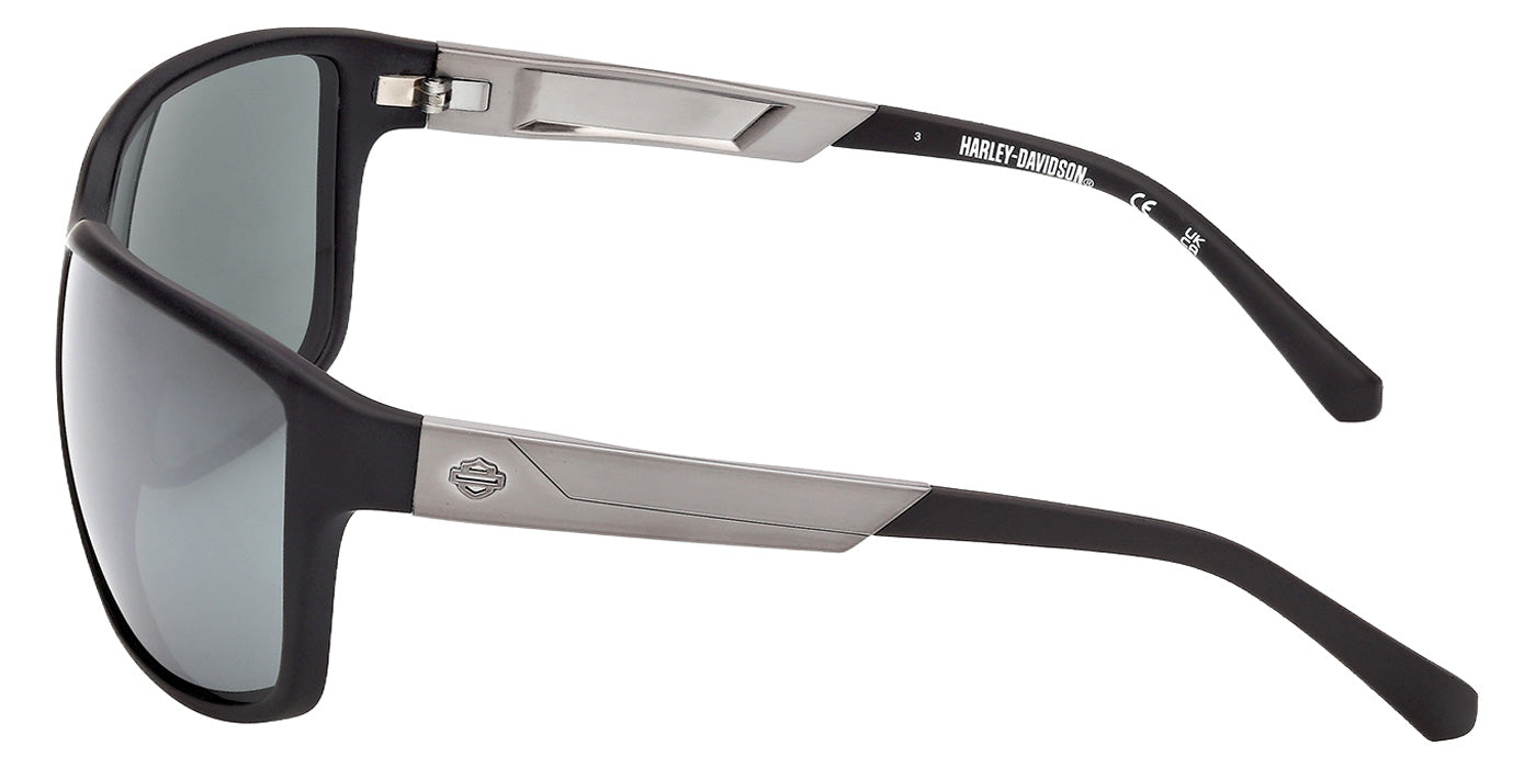 Harley-Davidson HD00026 02Q 61 - Matte Black / Green Mirrored #id:hd0002602q_s:102110