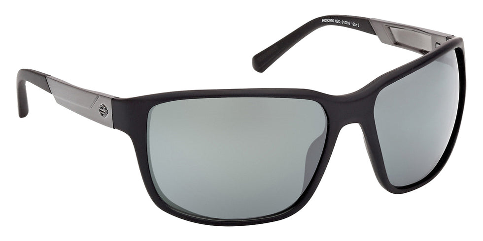 Harley-Davidson HD00026 02Q 61 - Matte Black / Green Mirrored #id:hd0002602q_s:102135