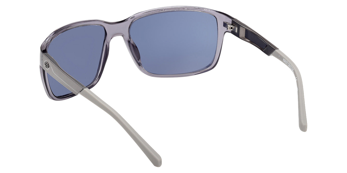 Harley-Davidson HD00026 20X 61 - Shiny Gray / Blue Mirrored #id:hd0002620x_s:104115