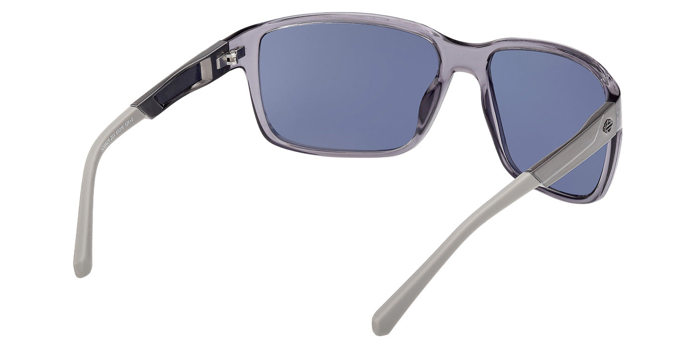 Harley-Davidson HD00026 20X 61 - Shiny Gray / Blue Mirrored #id:hd0002620x_s:104125