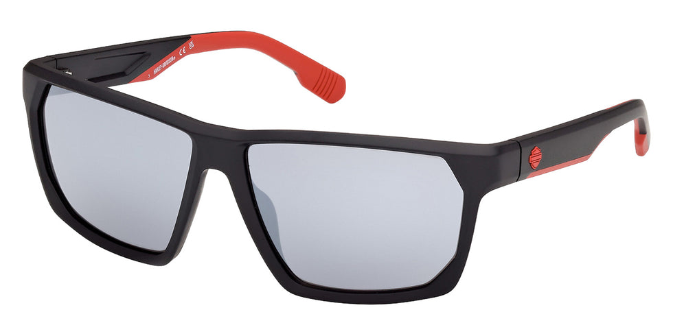 Harley-Davidson HD00028 02C 60 - Matte Black / Smoke Mirrored #id:hd0002802c_s:102105