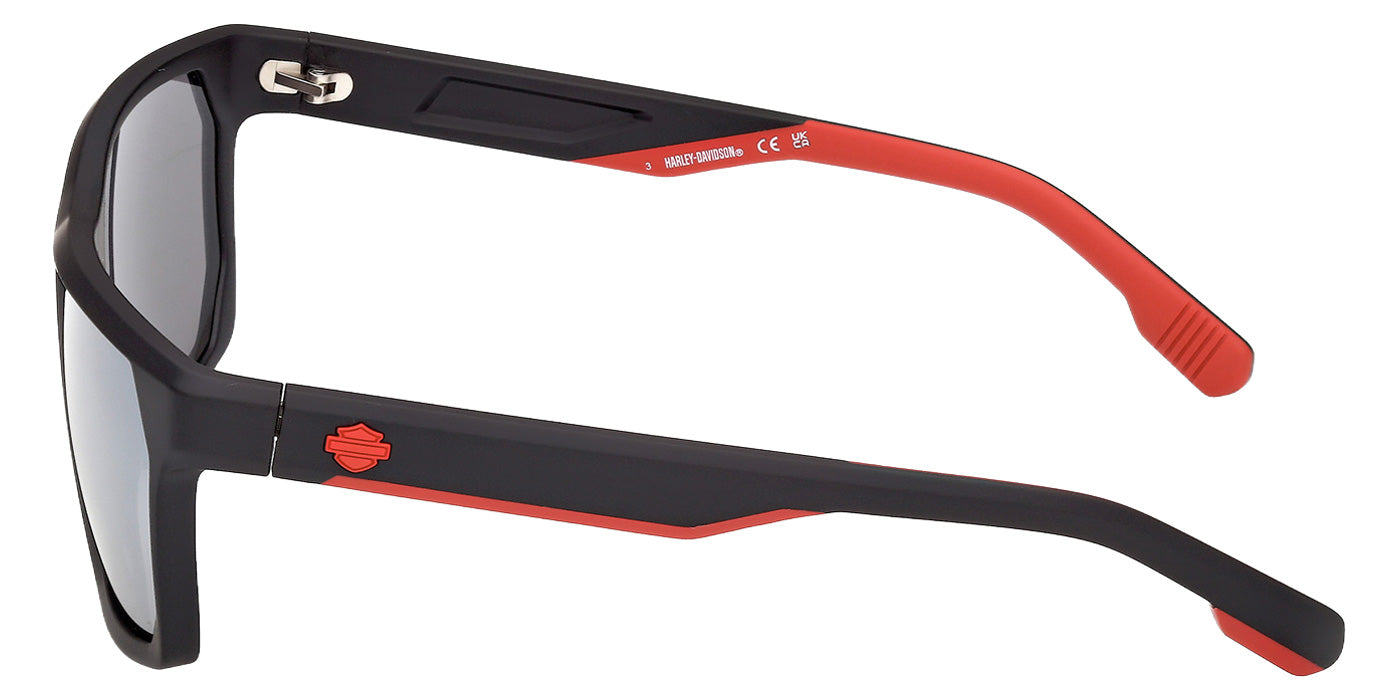 Harley-Davidson HD00028 02C 60 - Matte Black / Smoke Mirrored #id:hd0002802c_s:102110