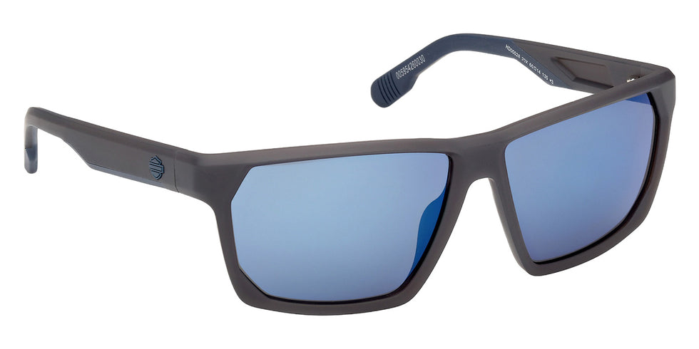 Harley-Davidson HD00028 20X 60 - Matte Gray / Blue Mirrored #id:hd0002820x_s:104135