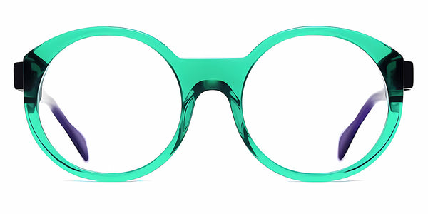 Green Transparent/Dark Purple / 49-19-130