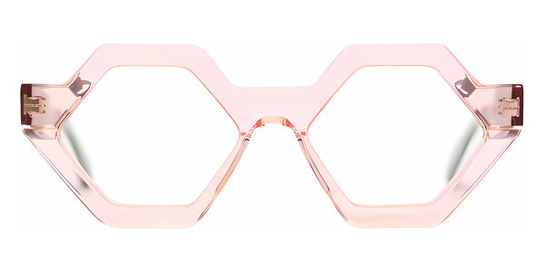 Transparent Pink/Burgundy / 55-19