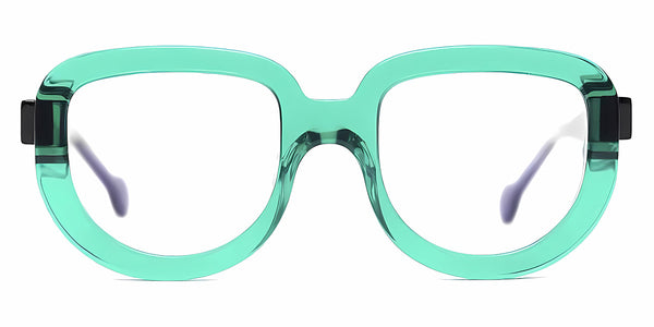 Green Transparent/Transparent Purple / 48-21-140