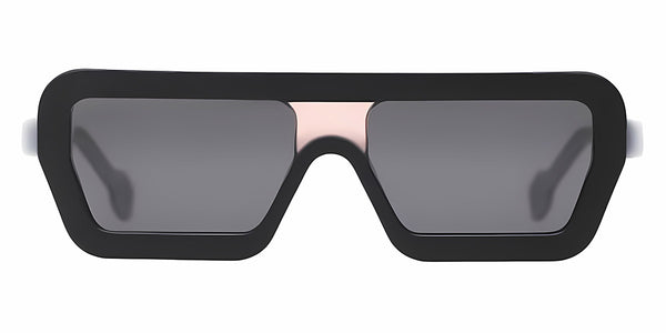 Matte Black/Light Blue / 55-17