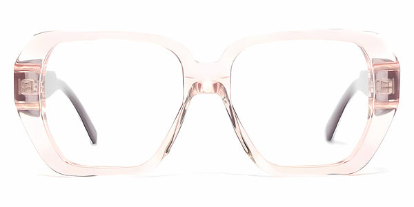 Transparent Pink/Burgundy / 55-17-140