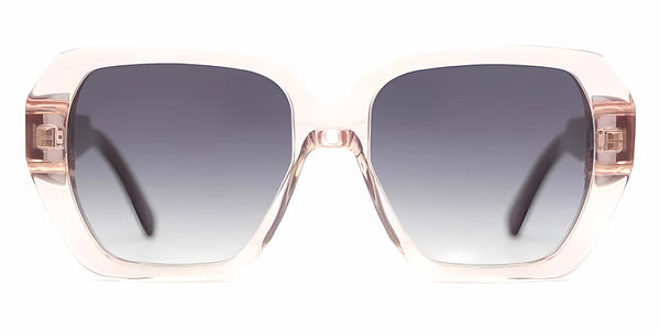 Transparent Pink/Burgundy / 55-17-140