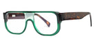 Henau MUGA R66 51 - Green Transparent/Tortoise #id:henmugar66_s:102105