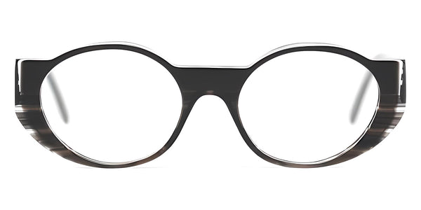 Black/White/Gray Striped Transparent / 52-19-145