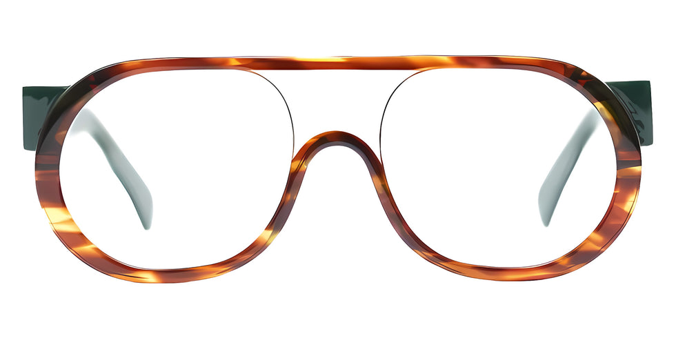 Henau VEGA 1H34 53 - Light Horn Transparent/Light Brown Transparent/Green #id:henvega1h34_s:100100