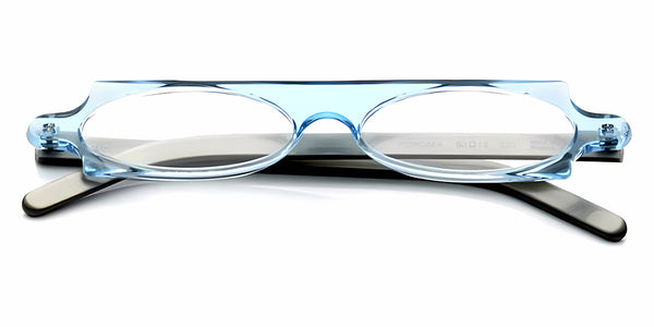 Light Blue Transparent/Brown / 50-13