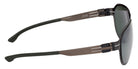 ic! berlin IC0008 FLX_S04 02R 61 - Matte Black / Green Polarized #id:ic000802r_s:100130