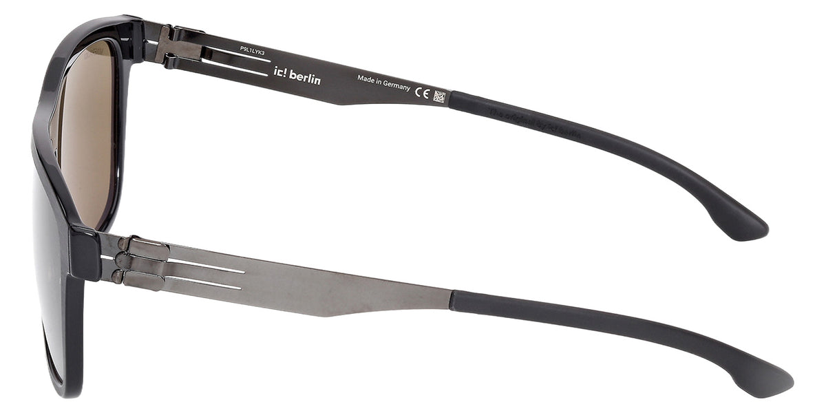 ic! berlin IC0057 ZETA 05H 58 - Black/Monocolor / Brown Polarized #id:ic005705h_s:100110