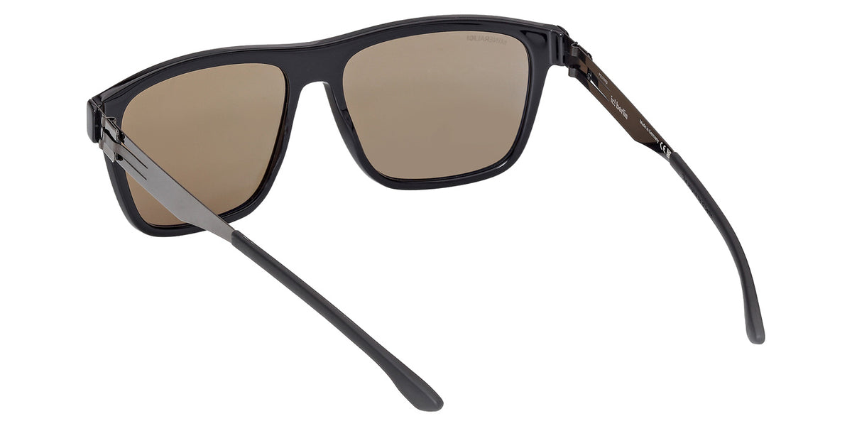 ic! berlin IC0057 ZETA 05H 58 - Black/Monocolor / Brown Polarized #id:ic005705h_s:100115