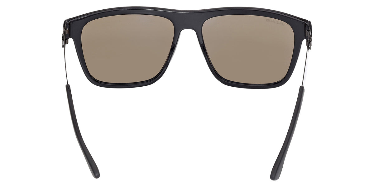 ic! berlin IC0057 ZETA 05H 58 - Black/Monocolor / Brown Polarized #id:ic005705h_s:100120