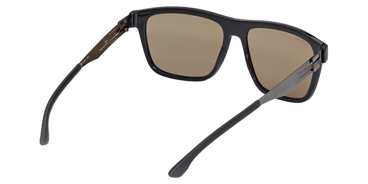 ic! berlin IC0057 ZETA 05H 58 - Black/Monocolor / Brown Polarized #id:ic005705h_s:100125