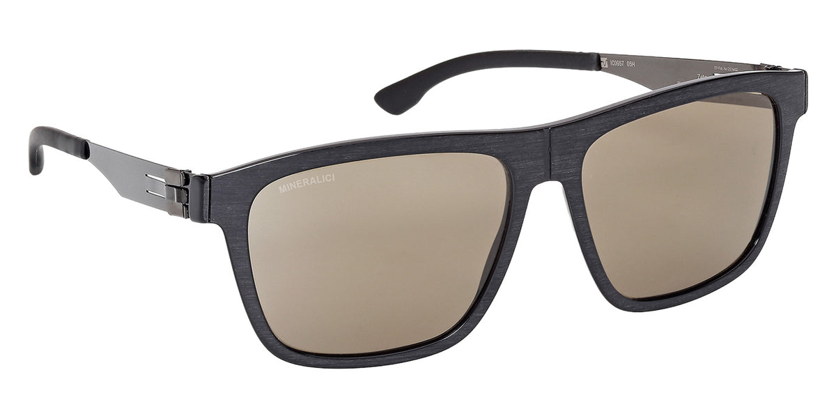 ic! berlin IC0057 ZETA 05H 58 - Black/Monocolor / Brown Polarized #id:ic005705h_s:100135