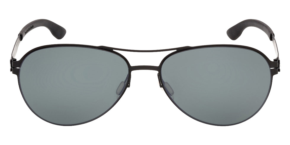 ic! berlin IC0068-D 02R 58 - Matte Black / Green Polarized 02R #id:ic0068d02r_s:100100