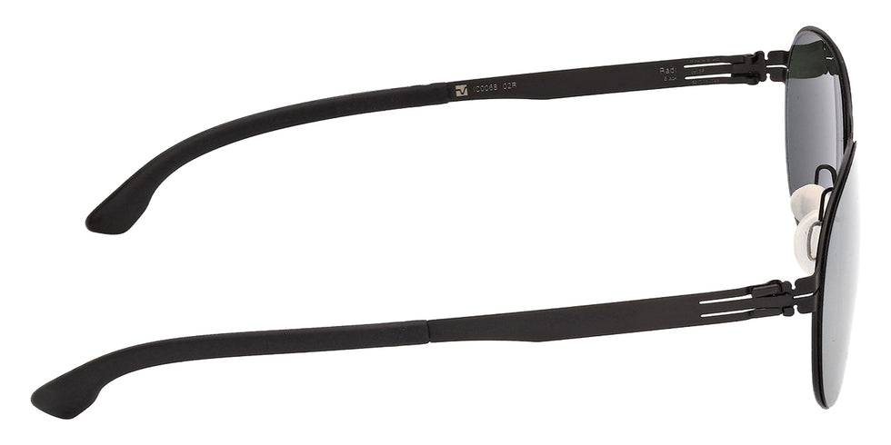 ic! berlin IC0068-D 02R 58 - Matte Black / Green Polarized 02R #id:ic0068d02r_s:100130