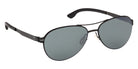 ic! berlin IC0068-D 02R 58 - Matte Black / Green Polarized 02R #id:ic0068d02r_s:100135