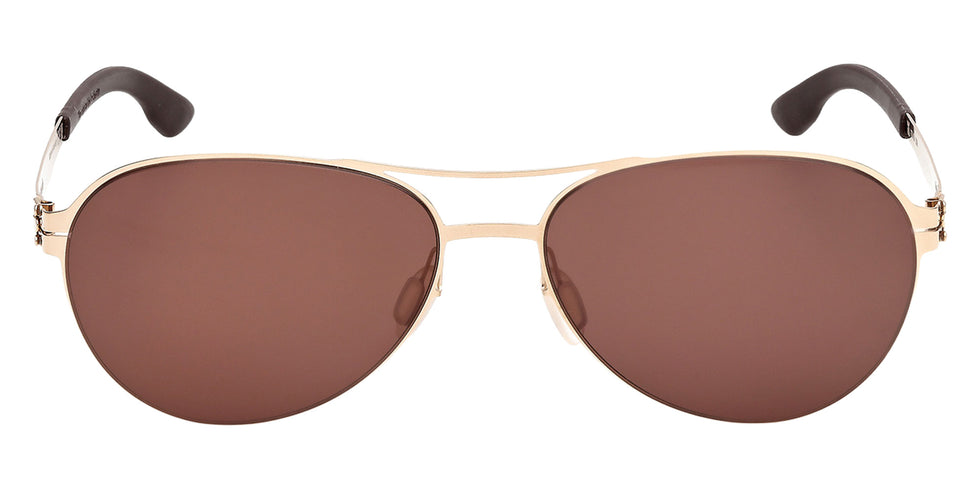 ic! berlin IC0068-D 28R 58 - Matte Sandblasted Dark Ruthenium / Green Polarized 28R #id:ic0068d28r_s:104100