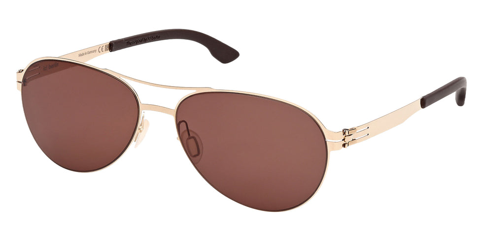 ic! berlin IC0068-D 28R 58 - Matte Sandblasted Dark Ruthenium / Green Polarized 28R #id:ic0068d28r_s:104105