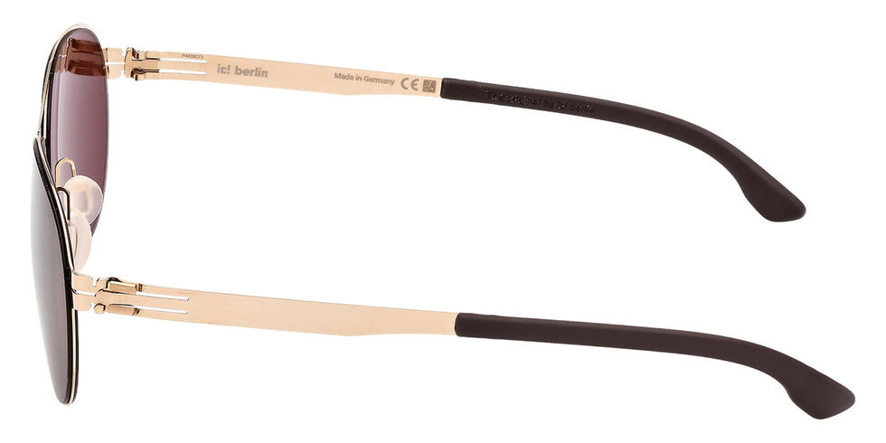 ic! berlin IC0068-D 28R 58 - Matte Sandblasted Dark Ruthenium / Green Polarized 28R #id:ic0068d28r_s:104110