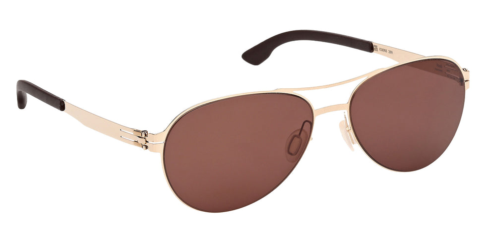 ic! berlin IC0068-D 28R 58 - Matte Sandblasted Dark Ruthenium / Green Polarized 28R #id:ic0068d28r_s:104135