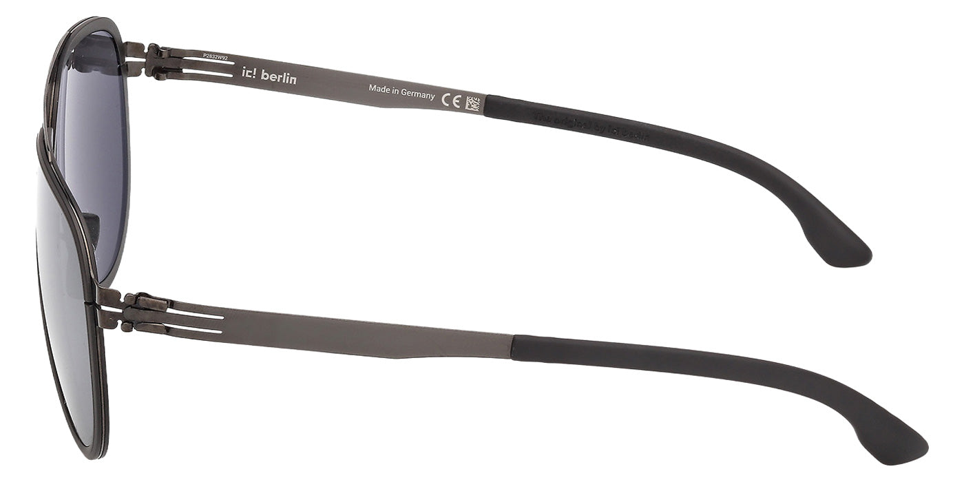 ic! berlin IC0069 RHENIUM 05A 59 - Black/Monocolor / Smoke #id:ic006905a_s:100110