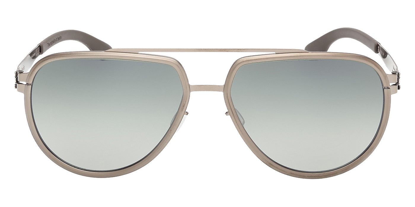 ic! berlin IC0069 RHENIUM 34P 59 - Matte Light Ruthenium / Gradient Green #id:ic006934p_s:102100