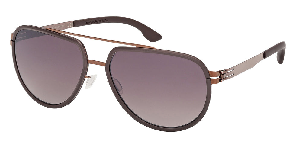 ic! berlin IC0069 RHENIUM 68F 59 - White/Texture / Gradient Brown #id:ic006968f_s:104105