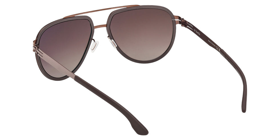 ic! berlin IC0069 RHENIUM 68F 59 - White/Texture / Gradient Brown #id:ic006968f_s:104115