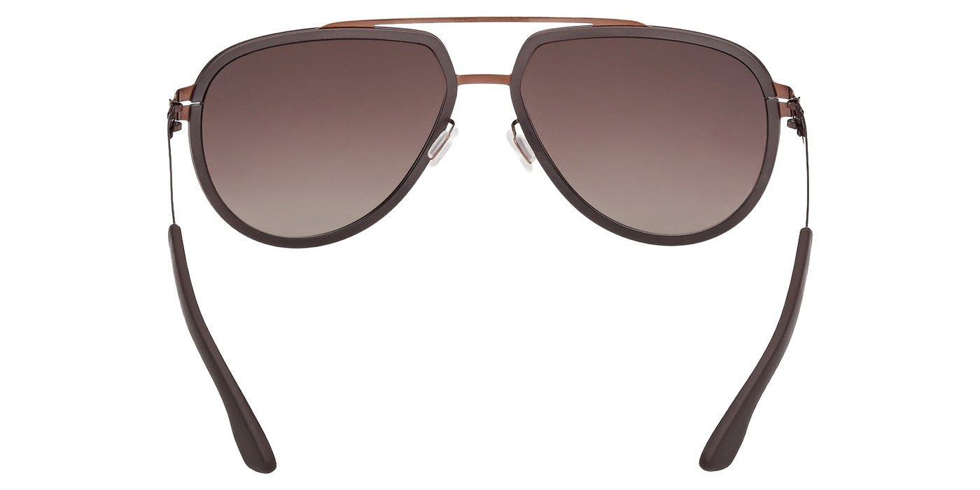 ic! berlin IC0069 RHENIUM 68F 59 - White/Texture / Gradient Brown #id:ic006968f_s:104120