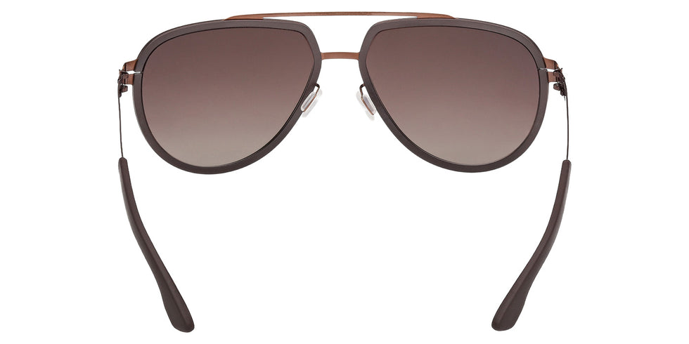 ic! berlin IC0069 RHENIUM 68F 59 - White/Texture / Gradient Brown #id:ic006968f_s:104120