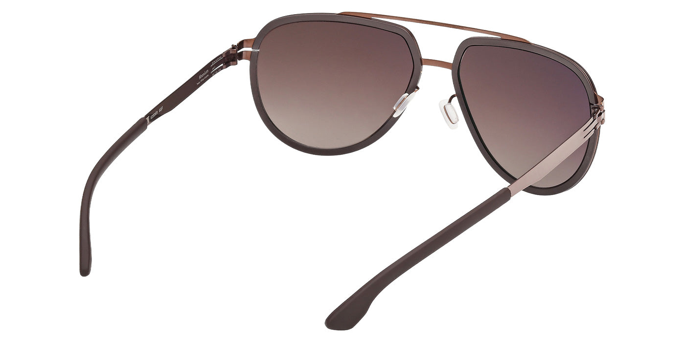 ic! berlin IC0069 RHENIUM 68F 59 - White/Texture / Gradient Brown #id:ic006968f_s:104125