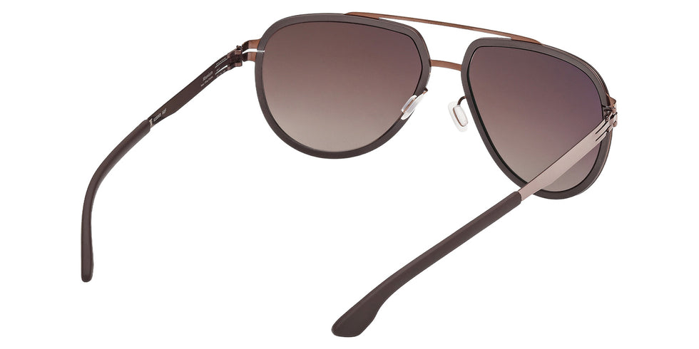 ic! berlin IC0069 RHENIUM 68F 59 - White/Texture / Gradient Brown #id:ic006968f_s:104125