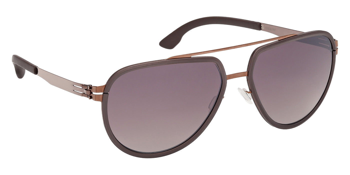 ic! berlin IC0069 RHENIUM 68F 59 - White/Texture / Gradient Brown #id:ic006968f_s:104135