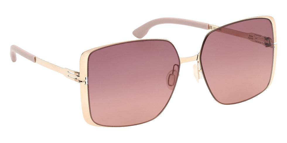 ic! berlin IC0209-D 28Z 59 - Matte Sandblasted Dark Ruthenium / Gradient or Mirrored Violet 28Z #id:ic0209d28z_s:106135